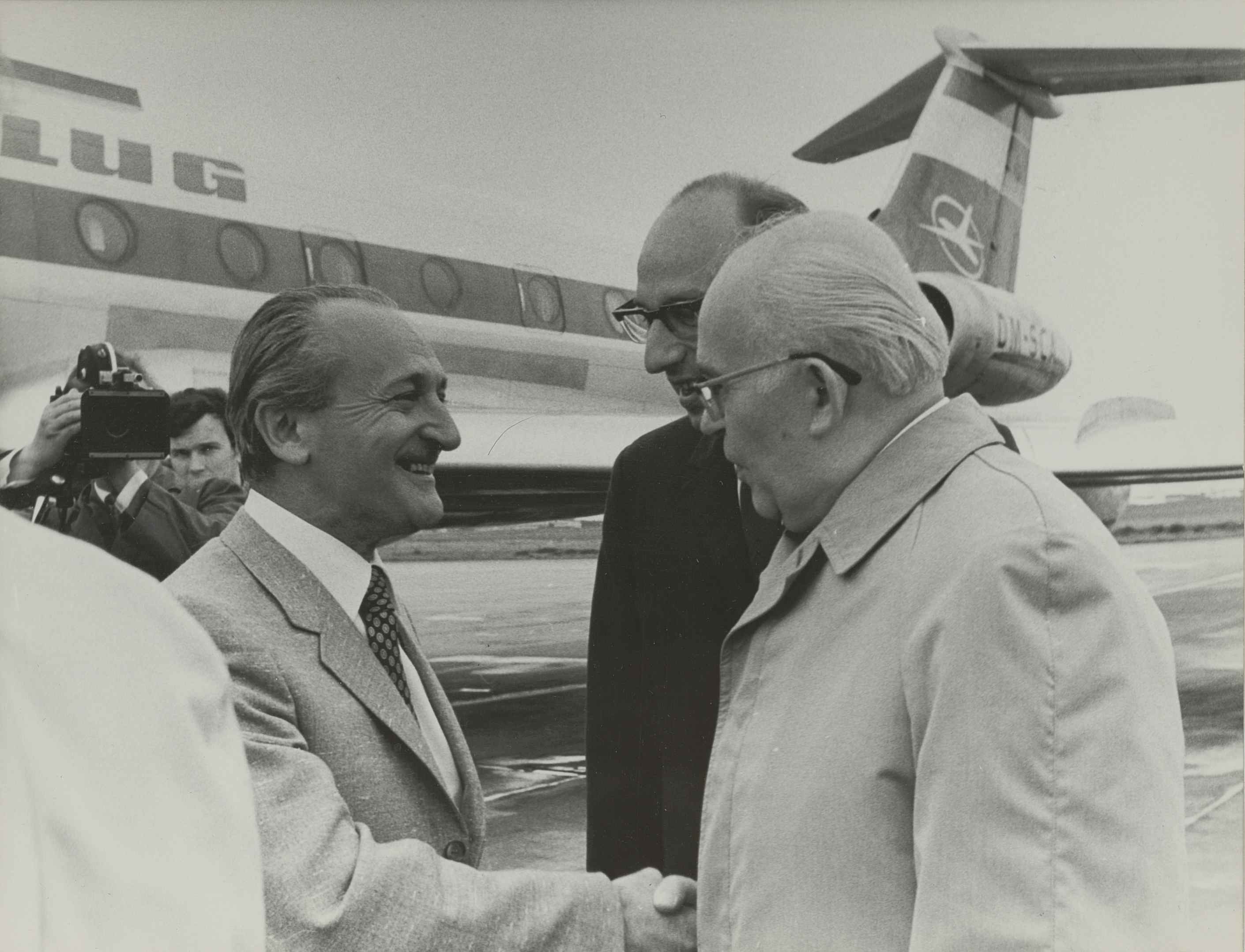   Viaggio in Germania in occasione dell'VIII Congresso del Partito di Unità Socialista di Germania (S.E.D.). Berlino, giugno 1971.